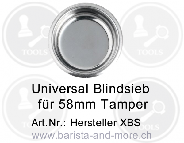 Universal Blindsieb für 58mm Tamper
